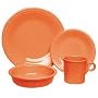 Fiesta 4-Piece Place Setting, Tangerine