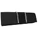 Satin Clutch Bag Abendtasche, schwarz