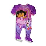 Dora The Explorer by Nick Jr. - Toddler Girls Blanket Sleeper, Purple