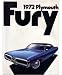 1972 PLYMOUTH FURY Sales Brochure Literature Book