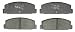 Aimco SPF332 Premium Rear Disc Brake Pad Set