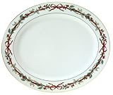 Royal Worcester Holly Ribbons 14-Inch Oval Platter