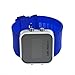 YKS Blue Luxury Sport Style LED Digital Watch With Mirror Surface Silicone for Lady Men