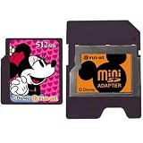 RUNA DISNEY mini SD�J�[�h �A�_�v�^�[�Z�b�g�i512MB�~�j�[�j 4500014902