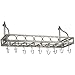 Old Dutch International Antique Pewter Bookshelf and Pot Rack