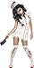 Smiffy's Women's Zombie Nurse Costume with Dress Mask and Headpiece