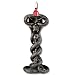 Skull with Snake Gothic Candleholder