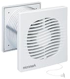 Micromark 150mm 6" Wall Fan with Shutters MM53565