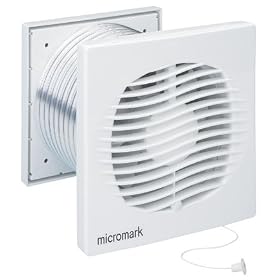 Micromark 150mm 6" Wall Fan with Shutters MM53565