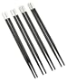 Amco 8-piece Chopstick Set, Black