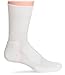 Thorlos Unisex WX Walking Thick Padded Crew Sock, White, Large