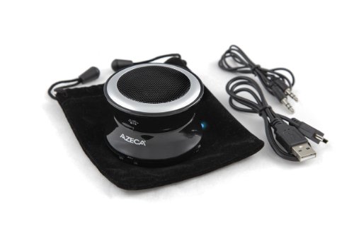 Azeca BT15S-BK Pop-Up Bluetooth Mini Speaker for Cellphones - Non-Retail Packaging - Black