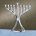 Aluminum Modern Menorah