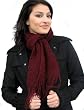 Handmade Scarf - Sonoma Wine (Men/women, 100% Knitted By Hand)
