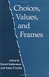 Choices, Values, and Frames
