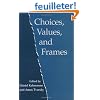 Choices, Values, and Frames