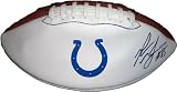 Pierre Garcon Autographed Indianapolis Colts Logo Football W/PROOF, Picture of Pierre Signing For Us, Super Bowl
