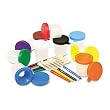 No-Spill Paint Cups & Brushes Assortment