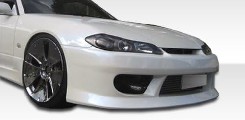 1989-1994 Nissan 240SX Silvia S15 Duraflex V-Speed Conversion Kit - 4 Piece - Includes V-Speed Front Bumper Cover (103562) S15 OEM Fiberglass Hood (100889) S15 OEM Fenders (100879)