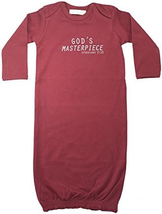 Kee Kee Tees Unisex Baby God's Masterpiece Baby Gown One Size Camouflage