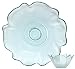 Clear Recycled Spanish Glass Chip (16"D) and Dip (3"H) Set