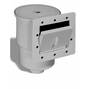 Hydro Tools 8940G Complete Standard Thru-Wall Pool Skimmer, Grey