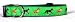 boxer30 - Designer Boxer Dog Collar Green Boxer Collar Large