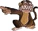 The Family Guy - Evil Monkey Pointing - Embroidered Iron On or Sew On Patch