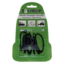 EasyKlip BannaBungee 49061 6-Inch Cord Loop, Black, 4-Pack