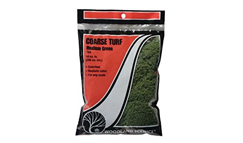 Turf 18 To 25.2 Cubic Inches-Medium Green - Coarse
