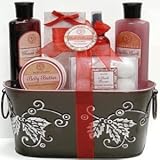 Aquaterra - Sugared Cranberry Spa Set Bath and Body Gift Basket