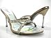 Hearts! Strappy Formal Gold Bronze Slides w/Rhinestones