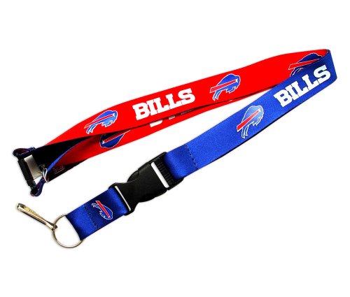 Buffalo Bills Reversible Lanyard Keychain Ticket ID Holder