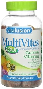 Vitafusion MultiVites Sours Gummy Vitamins, 150 Count
