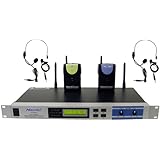 Hisonic 96-Channel UHF Wireless Headset & Lapel Microphones, HSU960LT