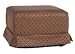 Check it Out Chocolate Glider Ottoman