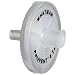 Whatman 6713-0425 PTFE PolyVENT 4 Venting Filter Discs Membrane Stepped Barb Fittings, 25mm Diameter, 0.2 Micron (Pack of 50)