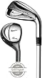 Nike Slingshot Ladies Irons Womens Graphite Ladies, 4 Hyb 5-Sw Irons, Right