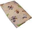 Bedtime Originals Baby Zoo Sheet - Chocolate