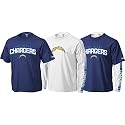 San Diego Chargers Navy/White Gameday 3 in 1 Tee Combo