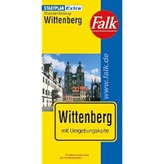 Falk Stadtplan Extra Standardfaltung Wittenberg