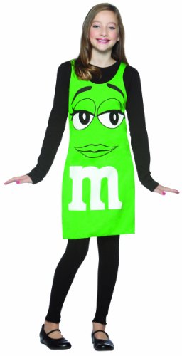 Rasta Imposta M&M's Tank Dress, Green, Tween 10-12