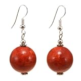Handmade Coral Earrings