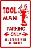 TOOLMAN PARKING construction repair NEW sign
