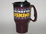 WASHINGTON REDSKINS 16 oz. Thermal Hot / Cold TRAVEL MUG with Snap-On Lid (includes a swivel opening)