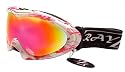 2010 Rayzor Professional UV400 Double Lensed Ski / SnowBoard Goggles, With a Pink Camouflage Frame with an Anti Fog Coated, Pink Iridium Mirrored Anti-Glare Clarity Wide Vision Lens.