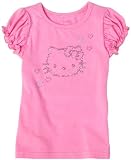 Hello Kitty  Girls 2-6x Short Sleeve Puff Sleeve Top,Doll Pink,3T