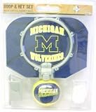 Michigan Wolverines Basketball Hoop Set