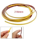 Amico Car Auto 3 Meters Long 4mm Wide Trim Strip Line Yellow