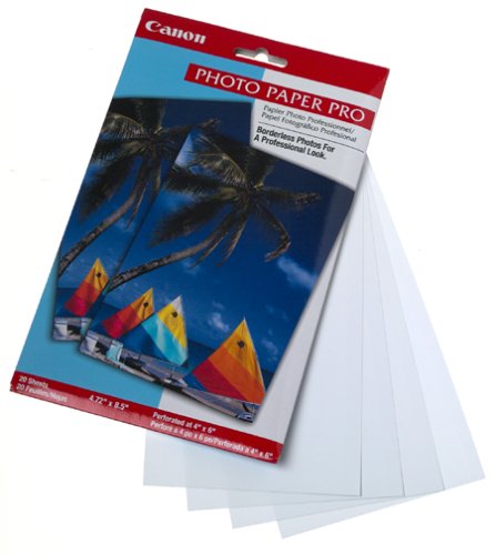 Office Product: Canon Photo Paper Pro, Specialty Perforated  4x6, 20 Sheets 